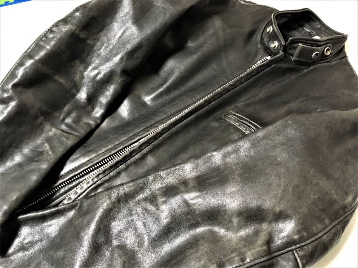 141！ライナー付！皮革クリーニング済！】 Schott ショット レザー 