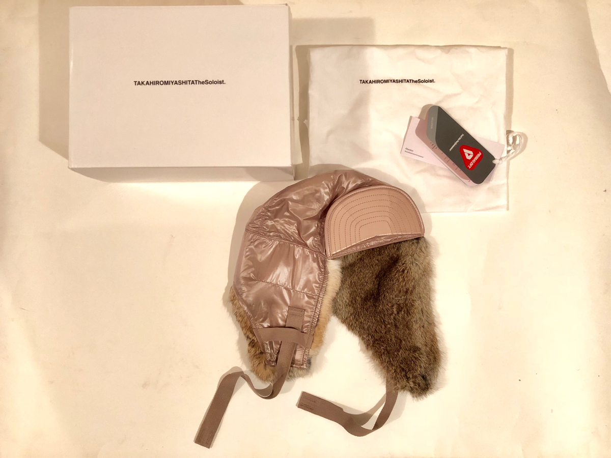 今期新品17AW The Soloist earmuffs cap Beige ソロイスト 帽子 