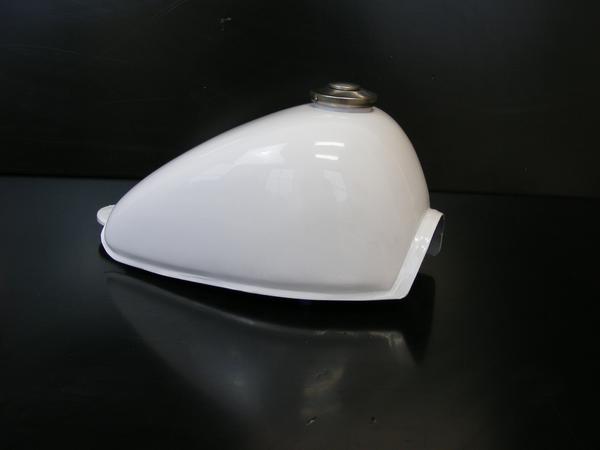4Lモンキー燃料タンクホワイト(4Lフレーム用) バイク用タンク 4l