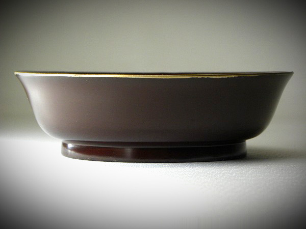 輪島塗 吉田万作 日の丸椀 沈金黒蒔絵 唐草文 吸物椀 5客 茶懐石道具80
