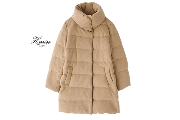 美品★Harrissハリス★38size/9号★ダウンコートT352