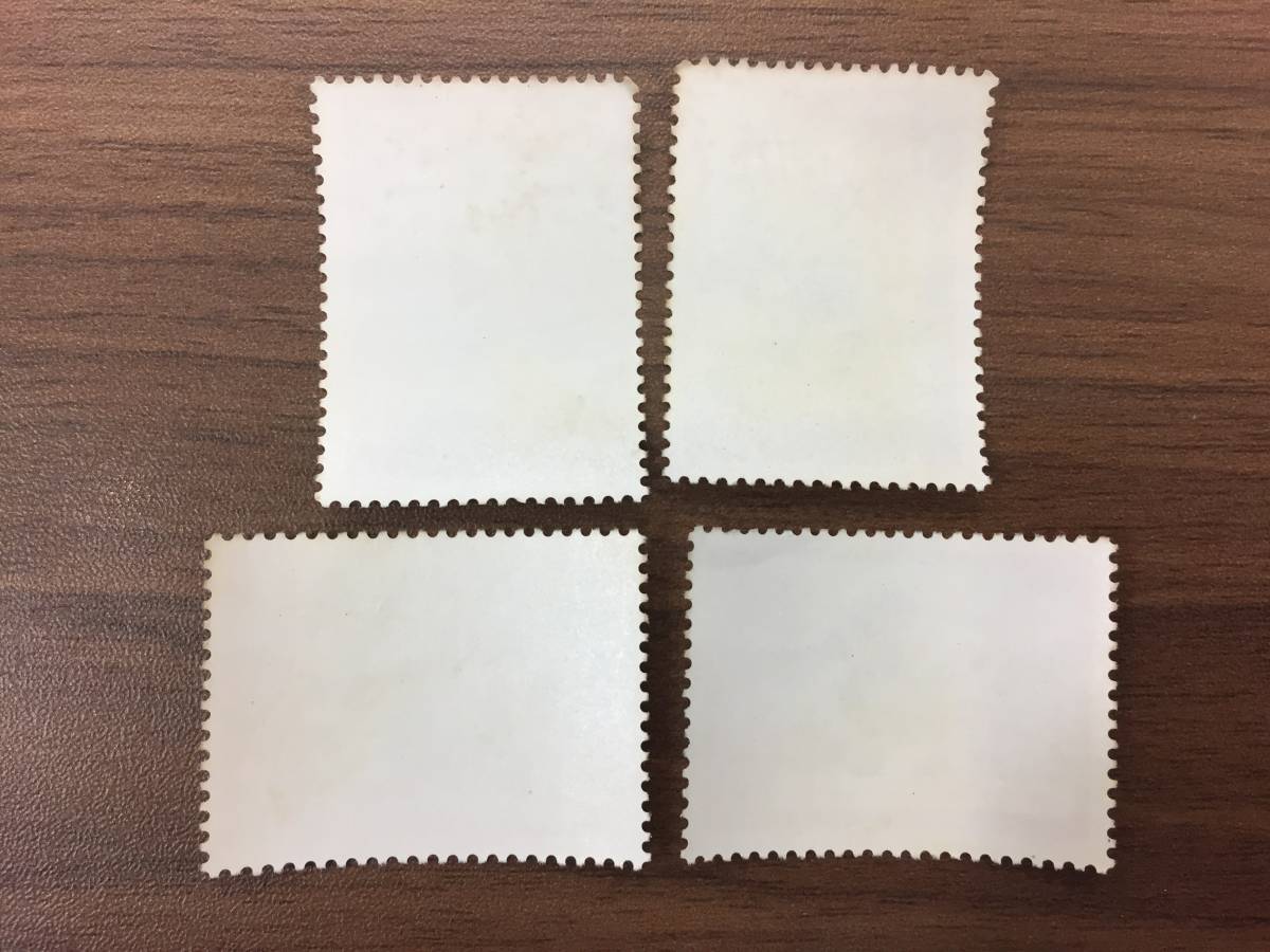 中国切手 T8 批林批孔運動 4種完 1975年 未使用 コレクション