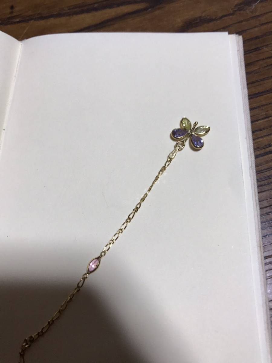 ネックレス 10K 蝶
