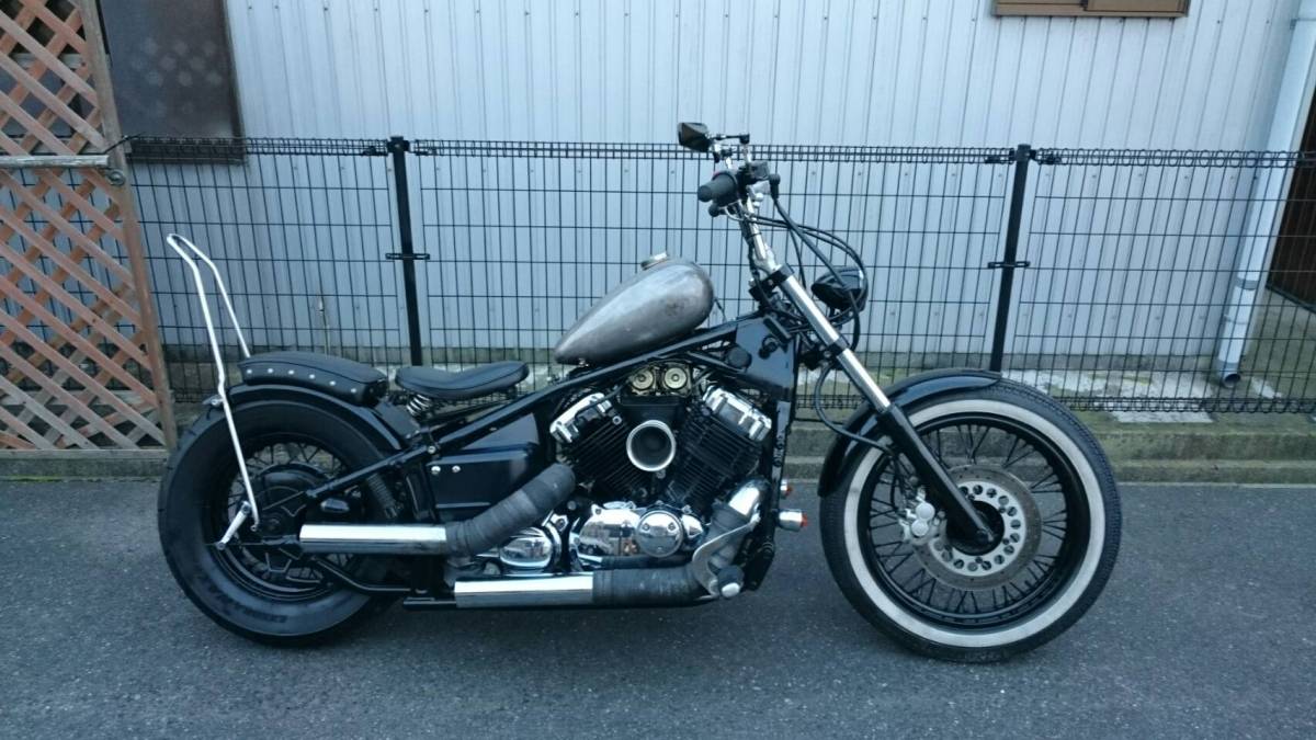 ヤマハ　H11年式　ドラッグスター400　ワイルドチョッパースタイル　一円売りきり