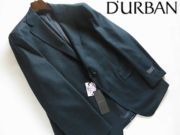 新品◆秋冬★伊製生地★ダーバン STUDIO by D'URBAN×REDA★ウールジャケット BB6 グリーン