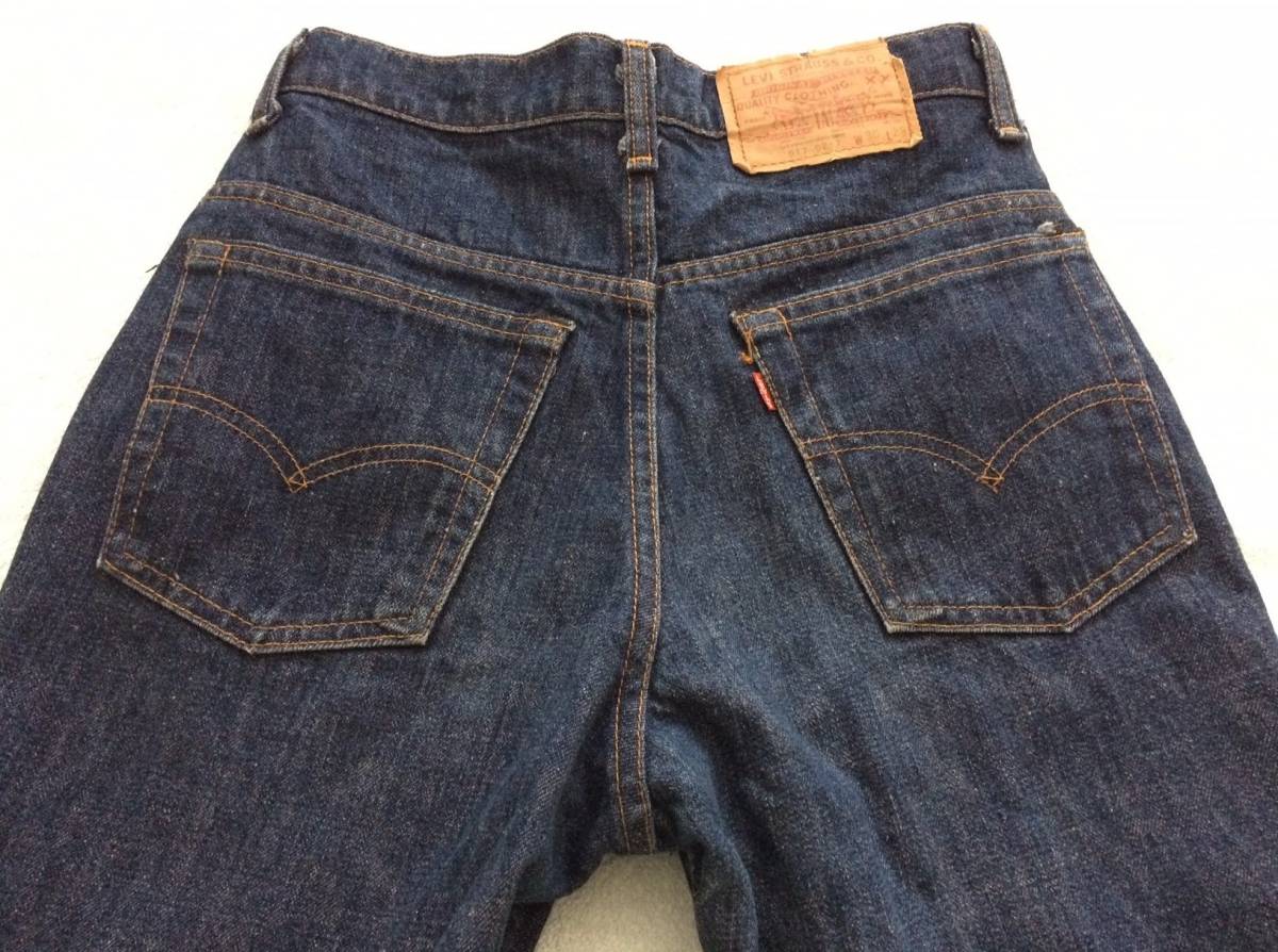 必ず売り切り！LEVIS リーバイス517 刻印8 TALON42 濃紺 スモールe 