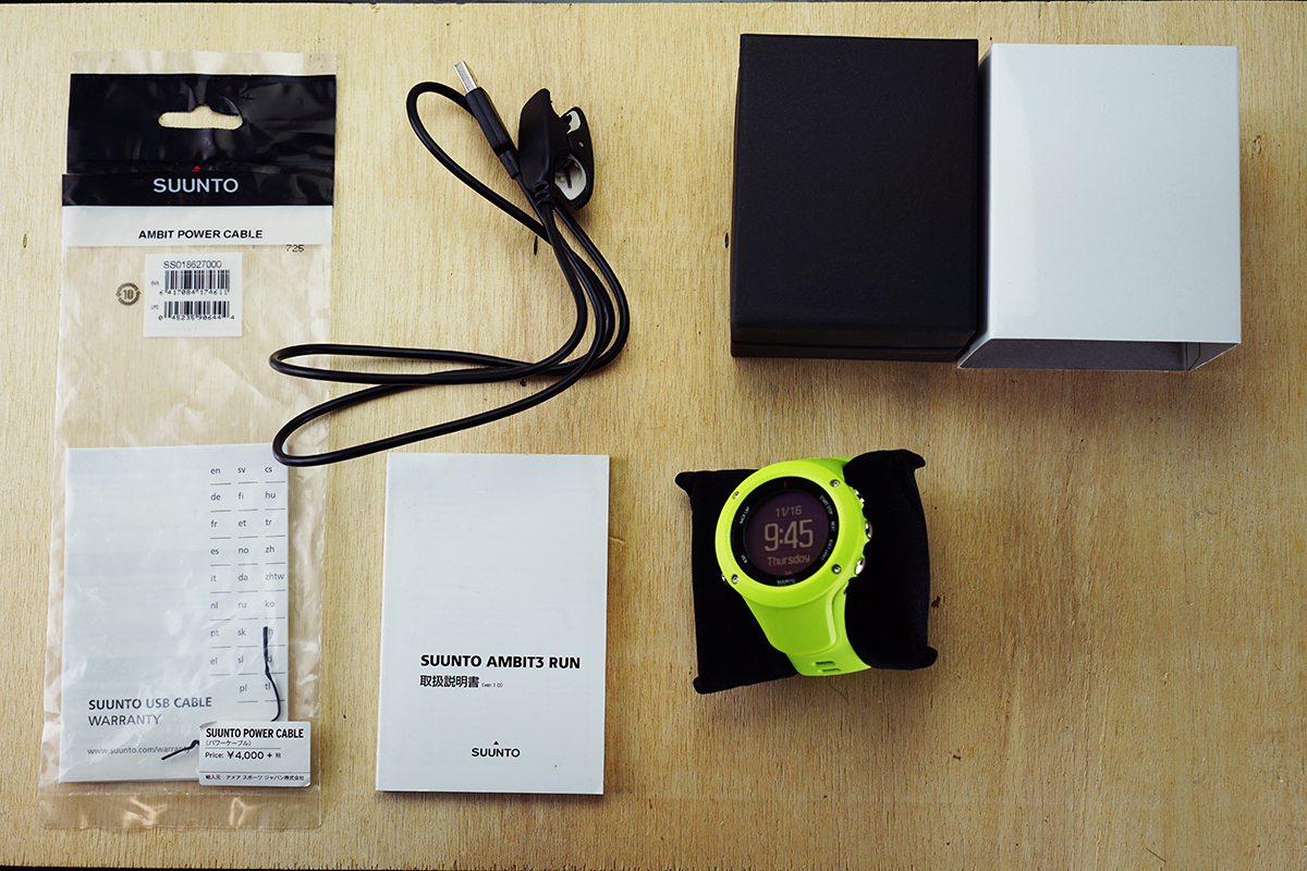 SUUNTO AMBIT3 RUN Lime ライム GPSランニングウォッチ Suunto Run Lime