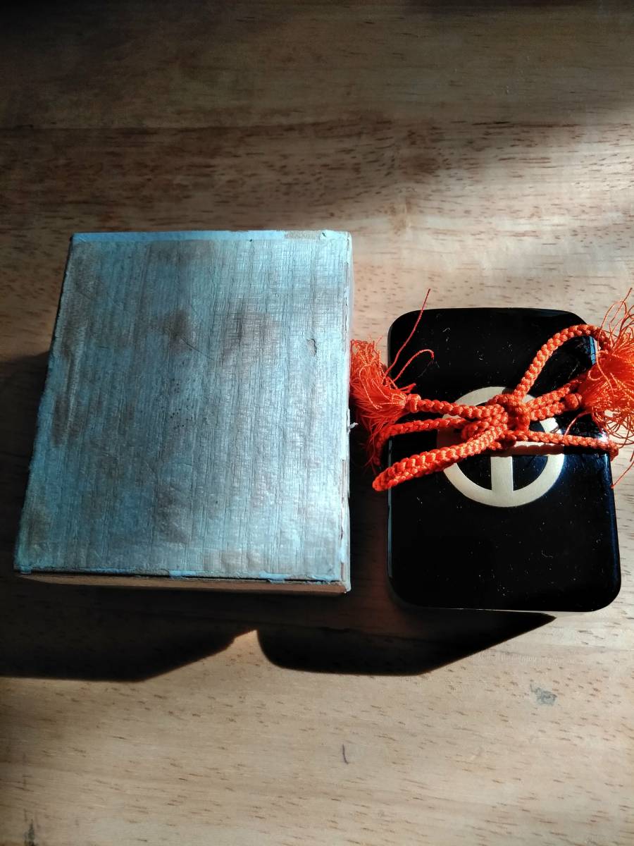薩摩藩◇島津◇家紋の漆小箱◇極美品◇当時