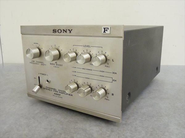 動作OK!! SONY/ソニー☆チャンネルディバイダー/プリアンプ☆TA-4300F
