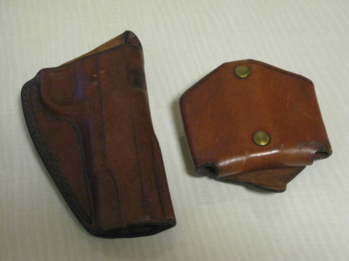 実銃用M1911A1ガバメント 45オート用ホルスター・マガジンポーチセット