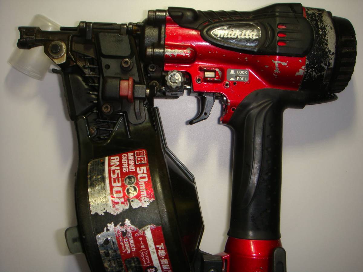 AN530H 中古品 マキタ 50mm makita 高圧エア釘打ち機 50mm高圧エア釘打