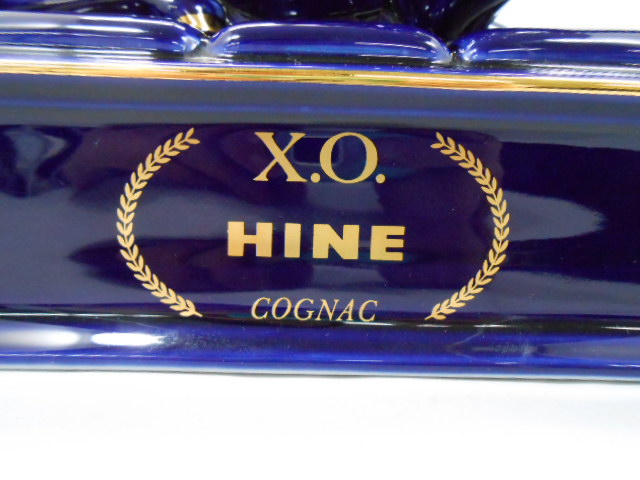 【未開栓】HINEハイン/X.O ブルー リモージュ/700ml 未開栓HINE 古酒 【未開栓】HINE ハイン XO コニャック 青 鹿 陶器