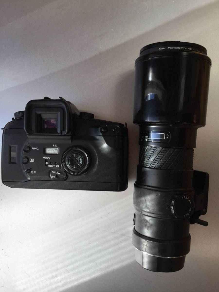 EOS7＋シグマ 400mm f5．6レンズ 実用品