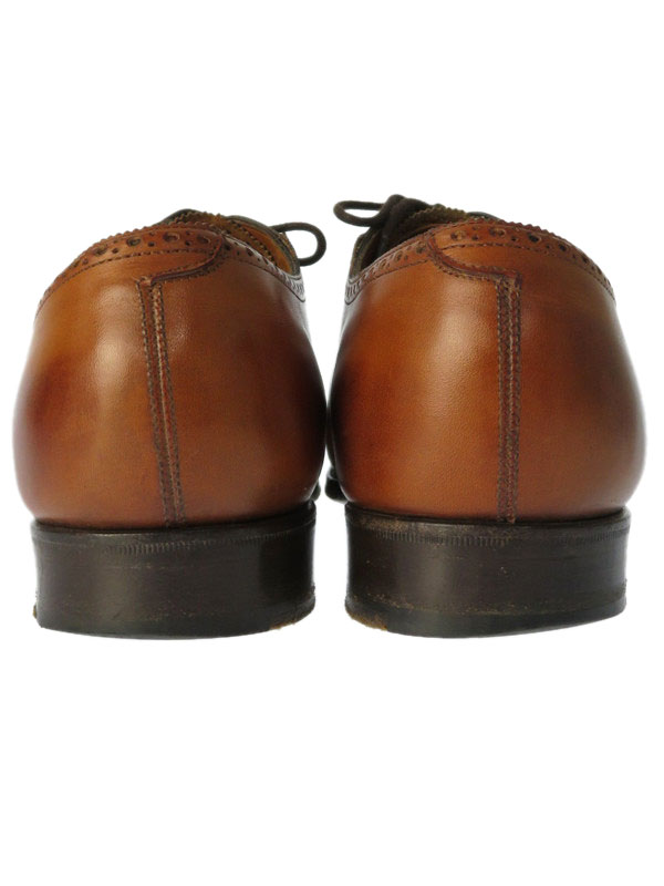 中古 エドワードグリーン WALCOT メダリオンシューズ size8 1/2 メンズ