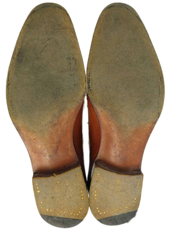中古 エドワードグリーン WALCOT メダリオンシューズ size8 1/2 メンズ