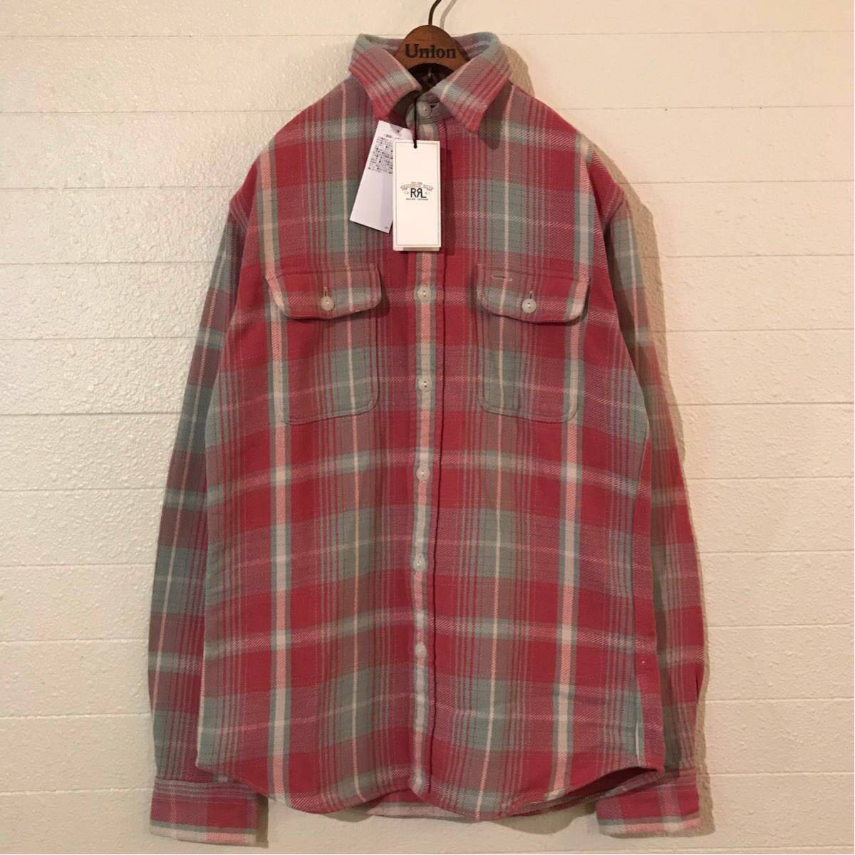 未使用 RRL ヘビーウェイト ネルシャツ XS