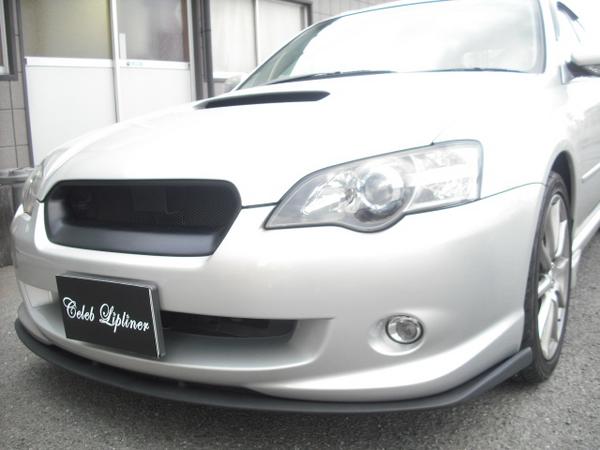 ★Stage21★[未使用訳有り/黒塗装済み]BP5 レガシー レガシィワゴン BL5 B4 GTspecB用エアロフロントリップスポイラー ［D/LEGYB］