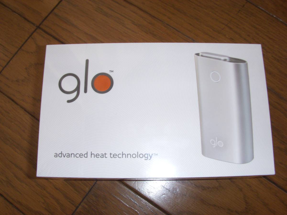 ★新品・未開封・未登録★ グロー glo　電子タバコ 最新型 G003 本体 スターターキット シルバー 11月15日購入レシート付き