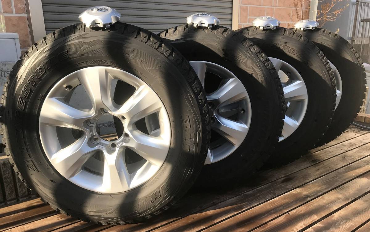 ブリジストン BLIZZAK DM-V1 265/65R17 プラド150 純正 アルミホイール
