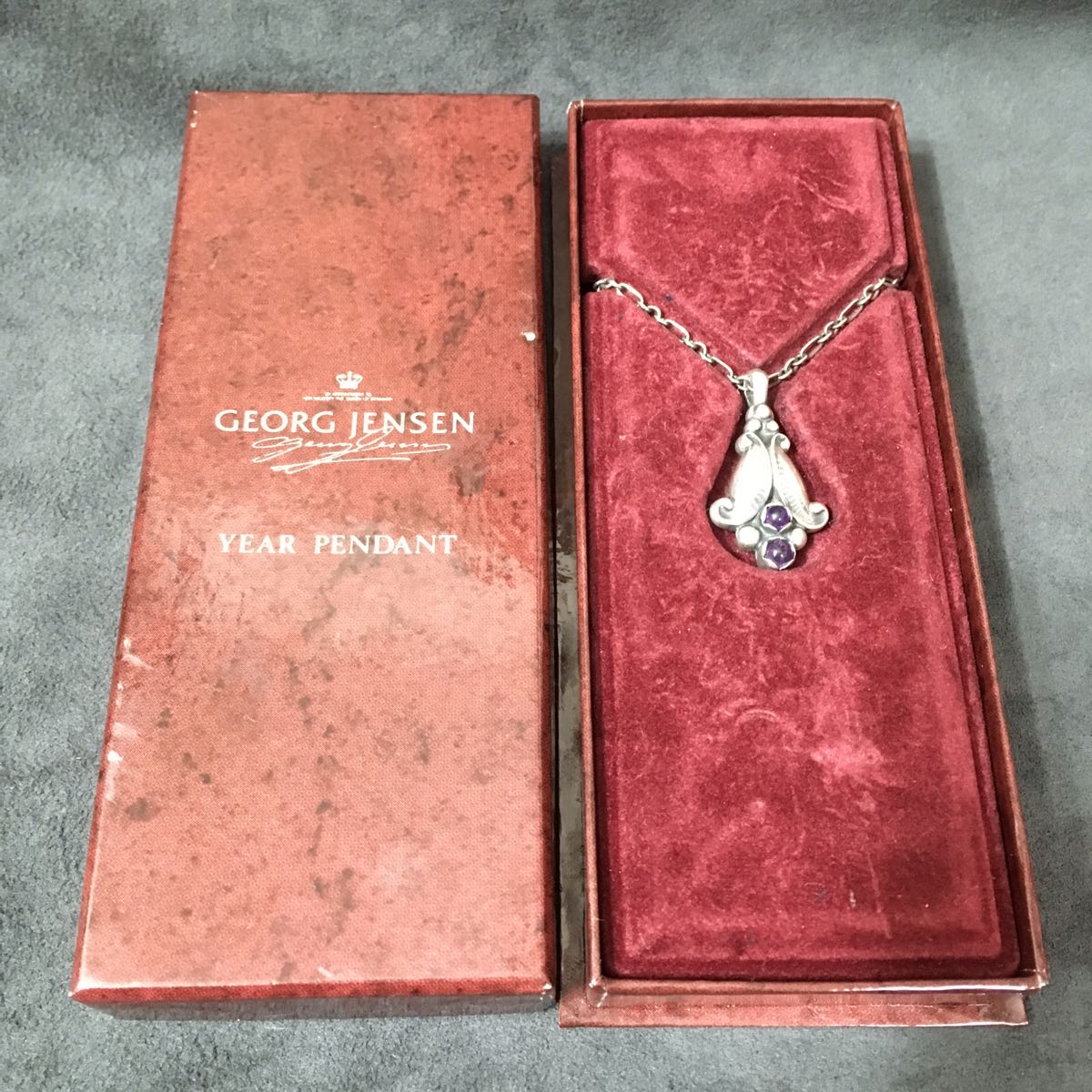 0 ジョージジェンセン Jensen Georg Year the Sterling Silver Pendant 