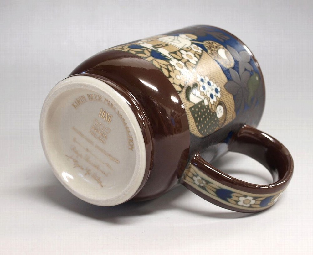 Arabia Kirin Beer Mug Collection 1986 アラビア キリン Arabia Kirin Beer Mug Collection 1986 アラビア キリン