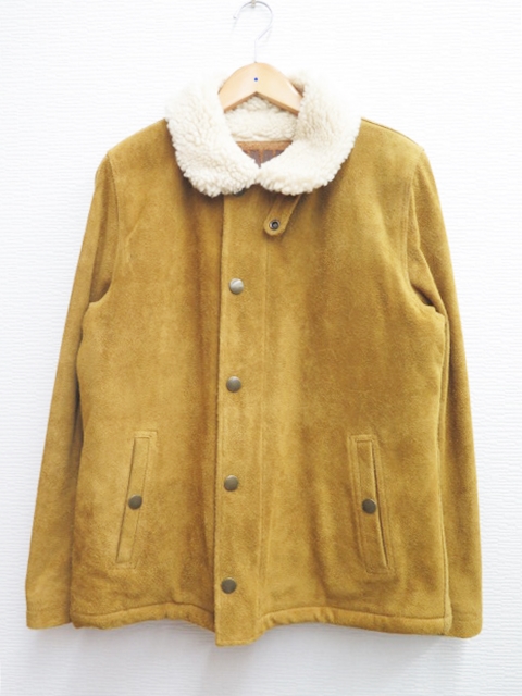 送料無料 TMT ティーエムティー LEATHER SUEDE N-1 ボアデッキジャケット 格安(ジャンパー、ブルゾン)｜売買されたオークション情報、yahooの商品情報をアーカイブ公開 - オークファン 男性用