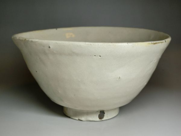 小林東五　　粉引　　茶碗　　共箱