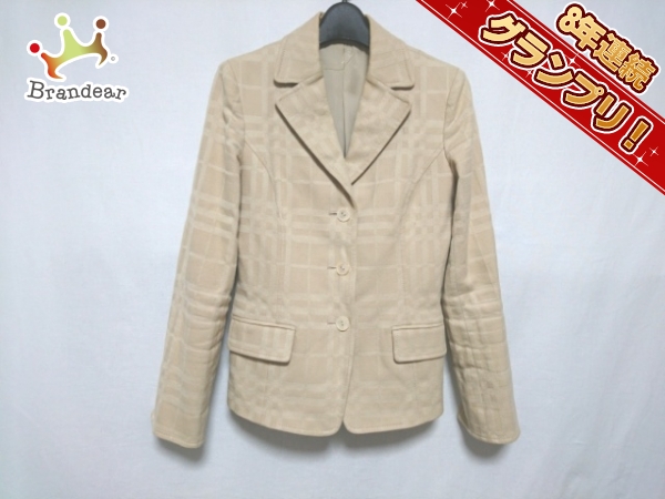 バーバリーロンドン Burberry LONDON ジャケット サイズsize:40 ベージュ レディース