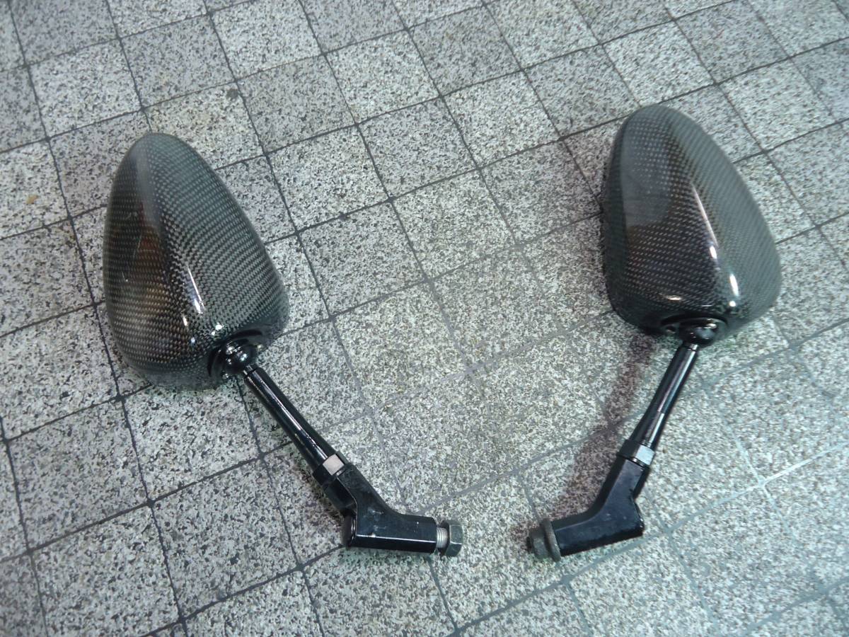 ♪ZZR1100D☆実走行車両！ 社外カーボンミラーセット良品で美