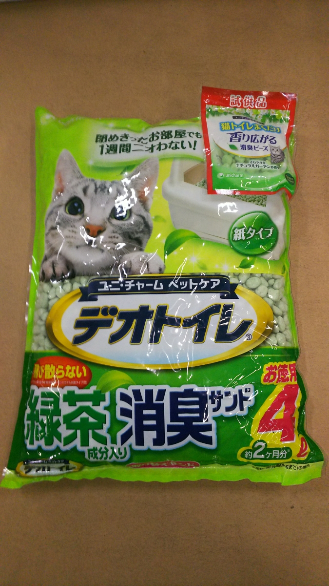 デオトイレ 砂 紙タイプ ユニチャーム デオトイレ猫砂 紙タイプ 4L 7袋