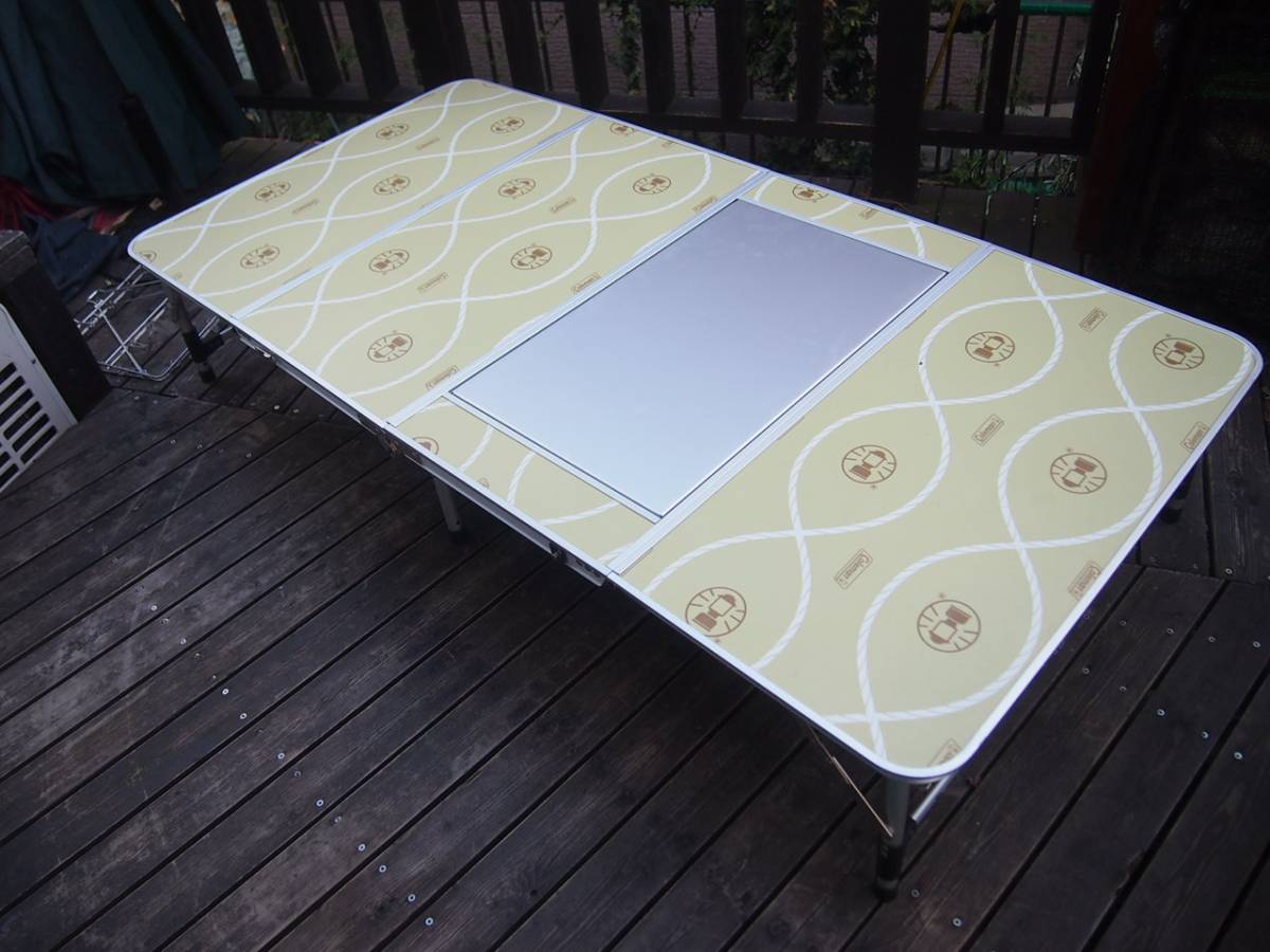 coleman コールマン SLIM 4-FOLDING BBQ TABLE スリム4つ折りBBQ 