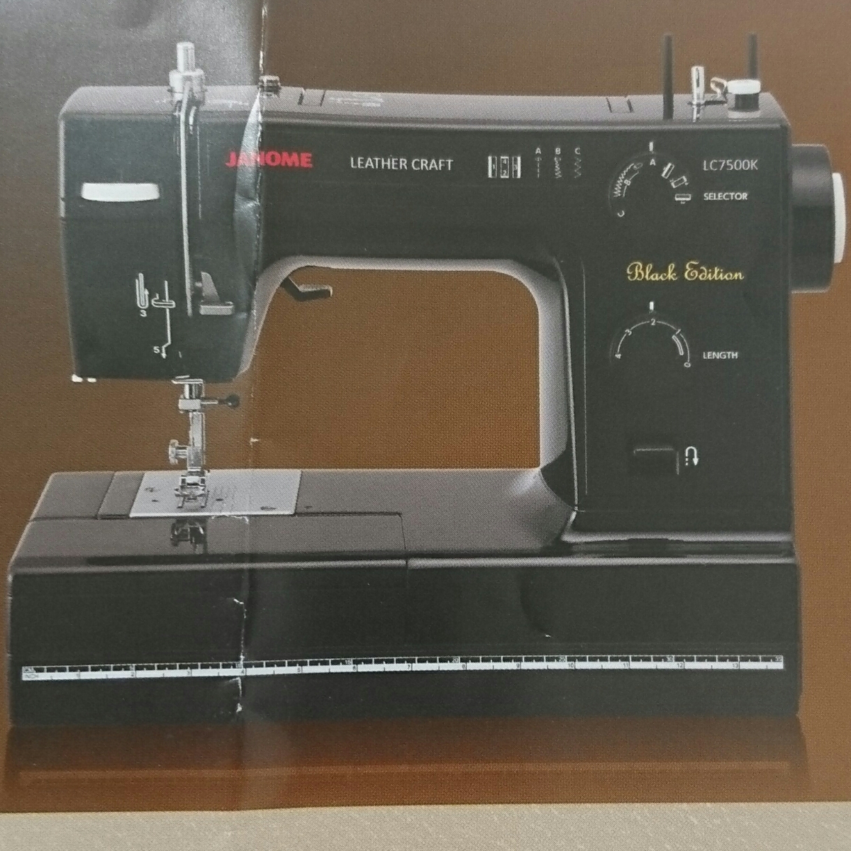 ジャノメ☆クラフトミシン☆黒☆新品☆未開封☆LC7500K