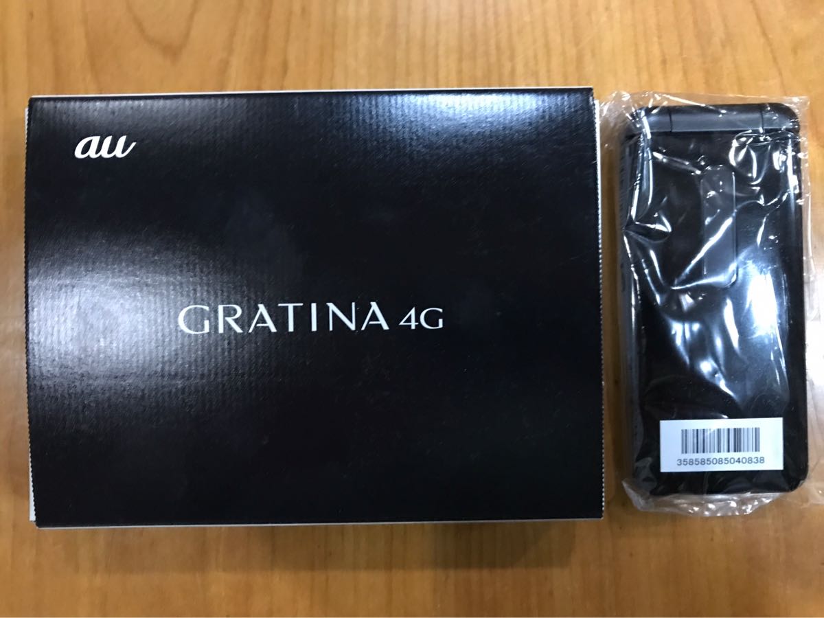 ★SIMロック解除済★au GRATINA 4G KYF31★ブラック★新品！