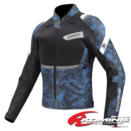 コミネ JK-110/CAMO-BLACK/2XL エアストリームメッシュジャケット-ダイ