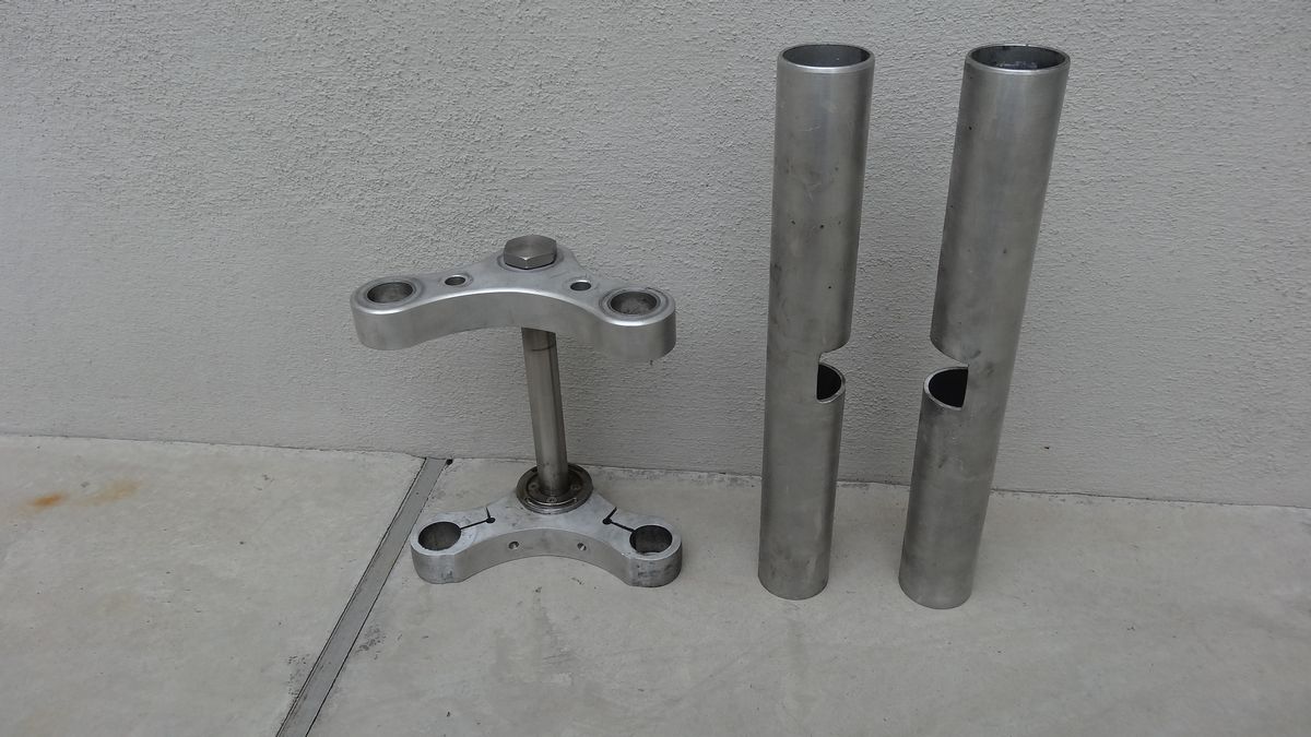 33.4φ用 トリプル＆フォークカバー 33.4φ用 -33.4 ハーレー フォークの
