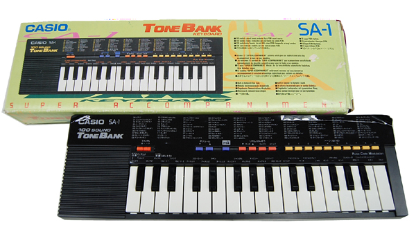 CASIO/カシオ ミニキーボード TONE BANK SA-1 32鍵 80年代 日本製 元箱