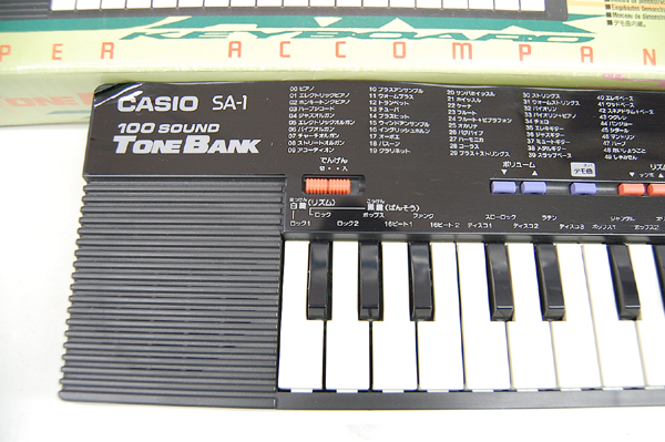 CASIO/カシオ ミニキーボード TONE BANK SA-1 32鍵 80年代 日本製 元箱