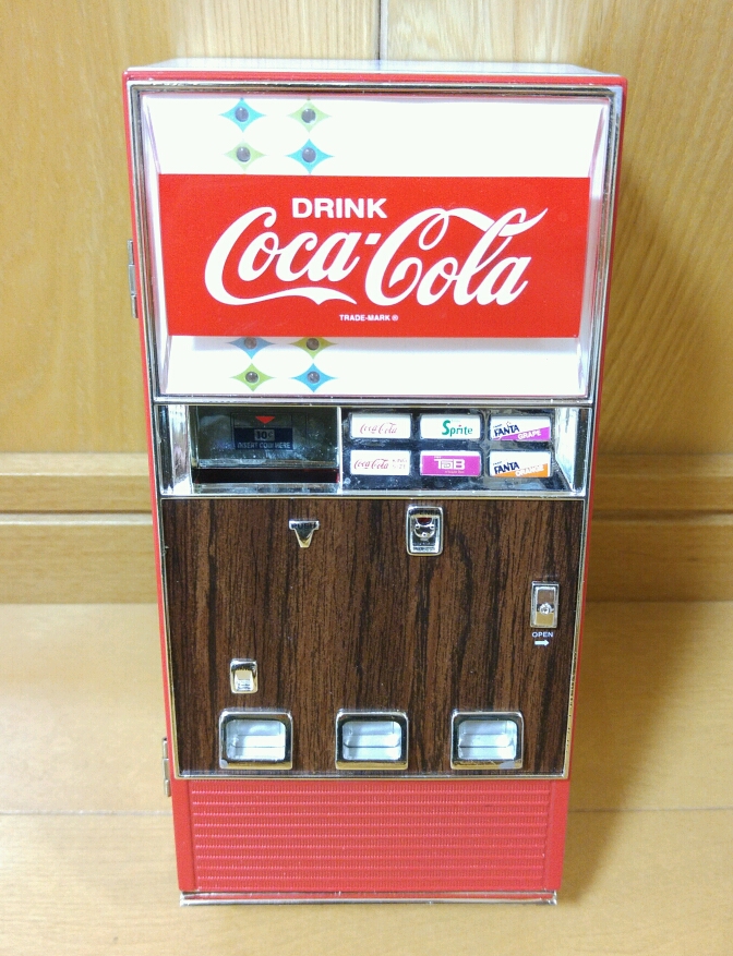 超レア☆絶版☆コカコーラ オールドビンテージ 自販機型 コインバンク