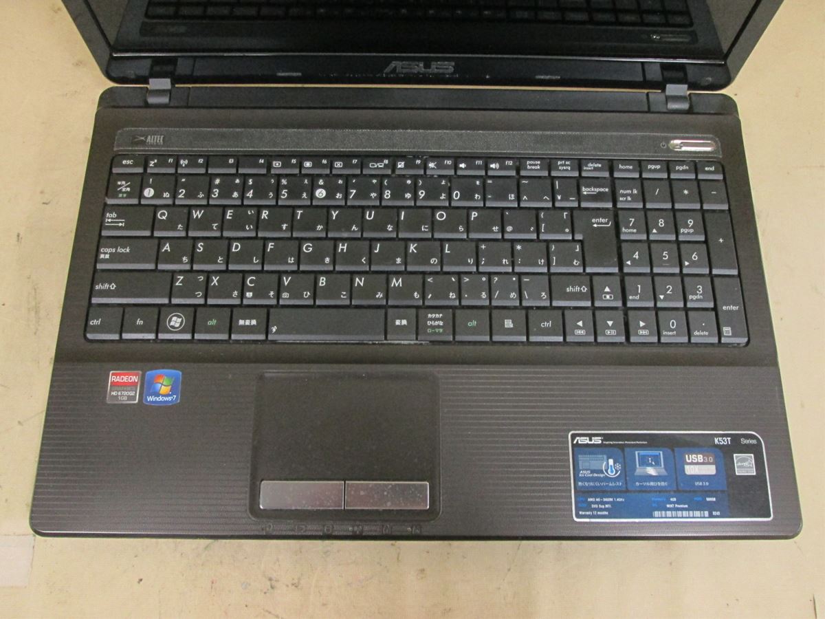 ASUS K53TA-SX0A6 K53T□現状品 パソコン Windows 【公式通販】