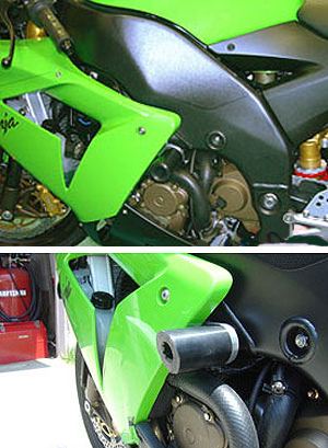 フレームスライダー（アルミ合金 T6061） Kawasaki ZX10R (04-05) 850