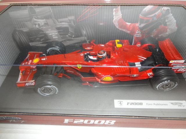 F1　フェラーリF2008 1/18キミ・ライコネン フェラーリ F2008 ホットウィール 1⁄18 Ferrari F2007 F1 r : 0 キミ