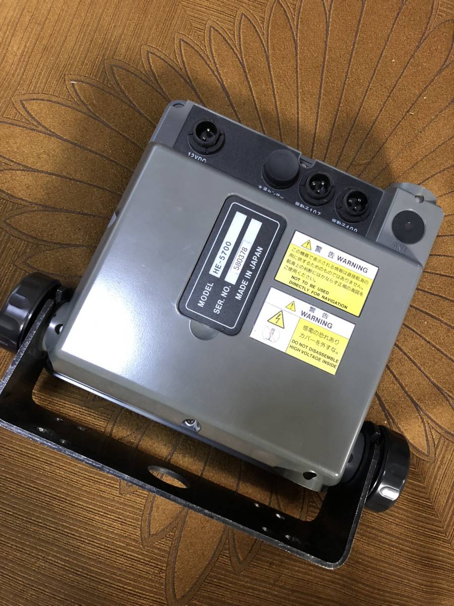 【中古】ホンデックス HONDEX HE－5700 並木モデル 検）魚群探知機 魚探 並木
