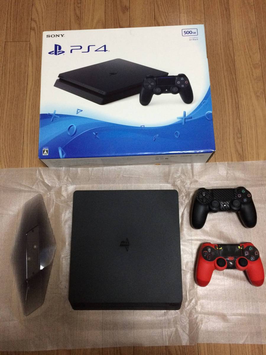 PS4 CUH-2000 ジェットブラック　500GB　美品　おまけ、保証付き