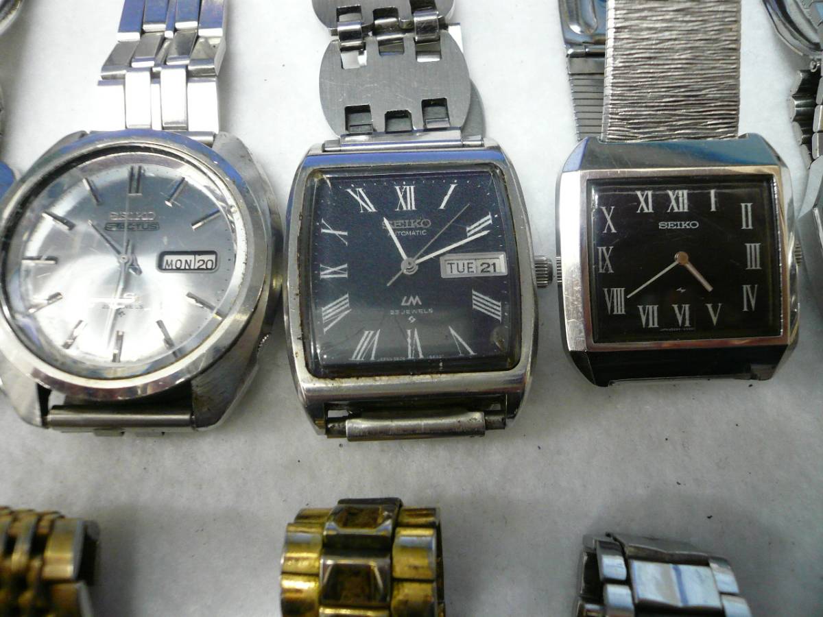 腕時計 SEIKO ジャンク品 - Yahoo!オークション セイコー 16本 まとめ