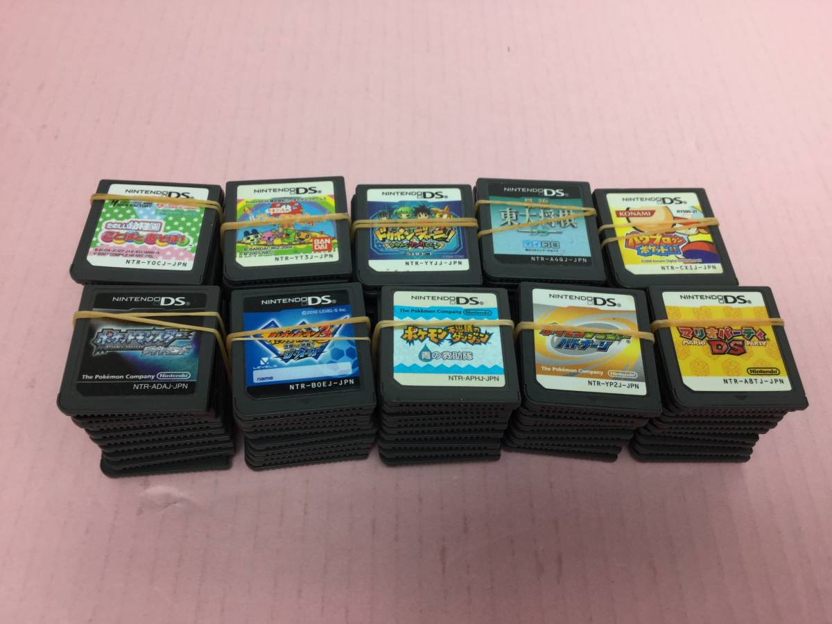 5/【ジャンク】DSソフト 100本 セット 被り有 まとめ