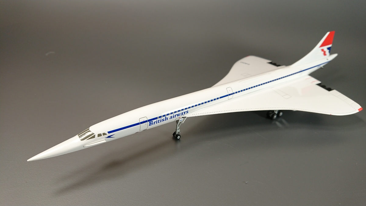 絶版希少 1/200 hogan BRITISH AIRWAYS コンコルド G-BOAA