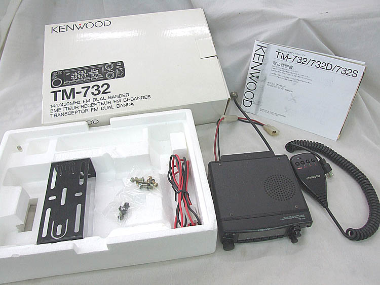 KENWOOD 144/430MHz TM-732 LED照明 VV/UU 機能 中古品 【公式通販】