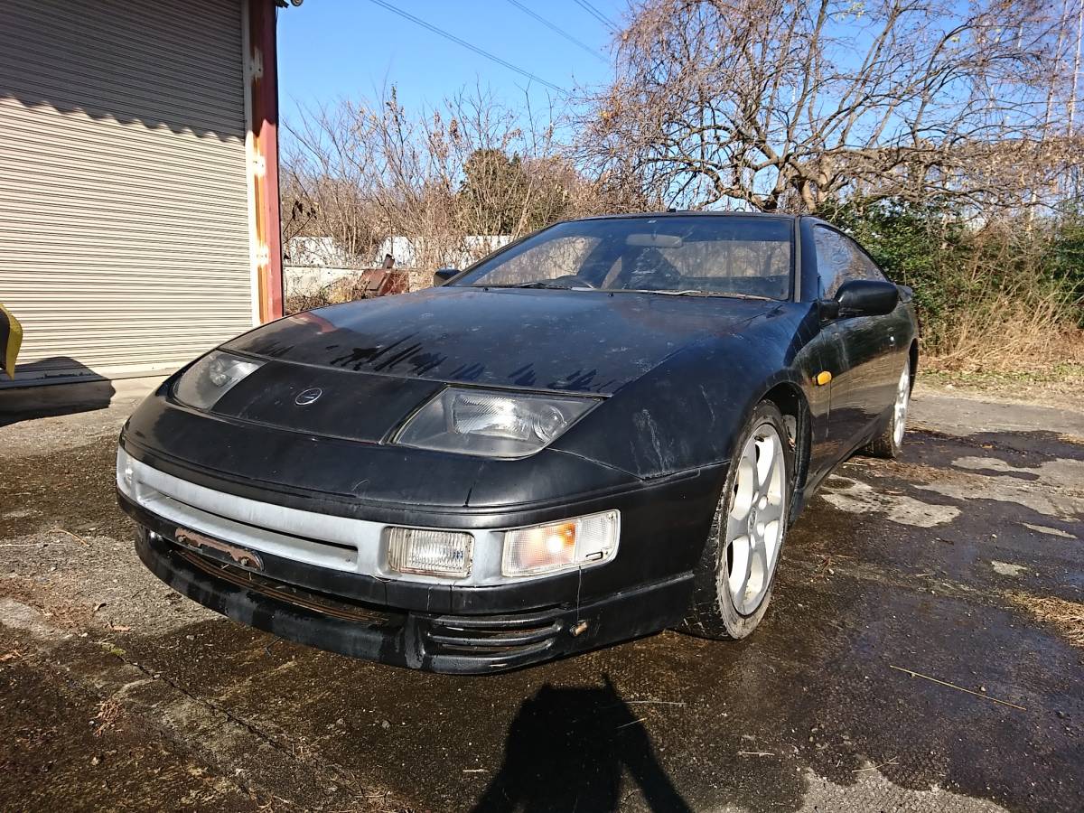 Z32 ツインターボ 5速 部品取りでもレストアベースでも。エンジン実動 