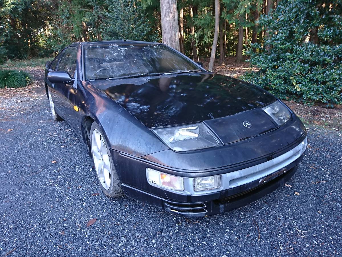 Z32 ツインターボ 5速 部品取りでもレストアベースでも。エンジン実動 