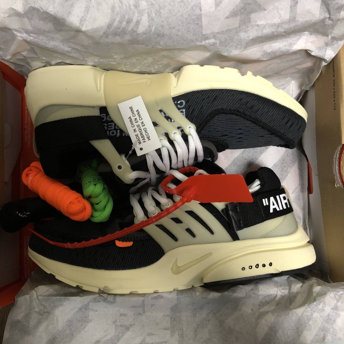 Nike Presto Air Off-White White - x X Off | Black 0 Size WHITE A 